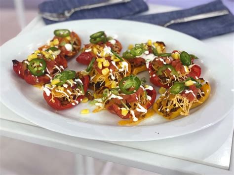 Bell Pepper Nachos Joy Bauer Healthy Snacks Recipes Stuffed