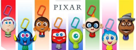 Fun New Pixar Happy Meal Toys Have Arrived At Mcdonalds Pixar Films Pixar Characters Pixar