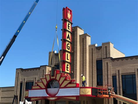 The Marquee Is Up And Almost Finished On Our New Theatre In Sugar Hill
