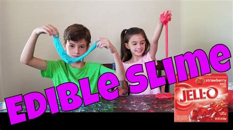 Edible Jello Slime Youtube