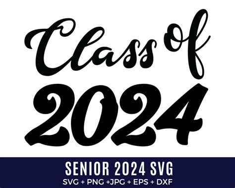 Senior 2024 Svg Bundles Graduation Class Of 2024 Svg Etsy