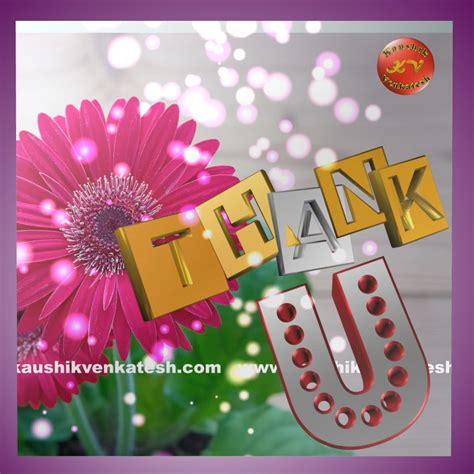 Thank You  Free Download Kaushik Venkatesh