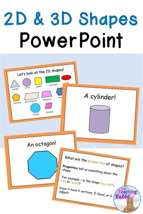 This Powerpoint Presentation About 2d And 3d Shapes Can Be Used At The