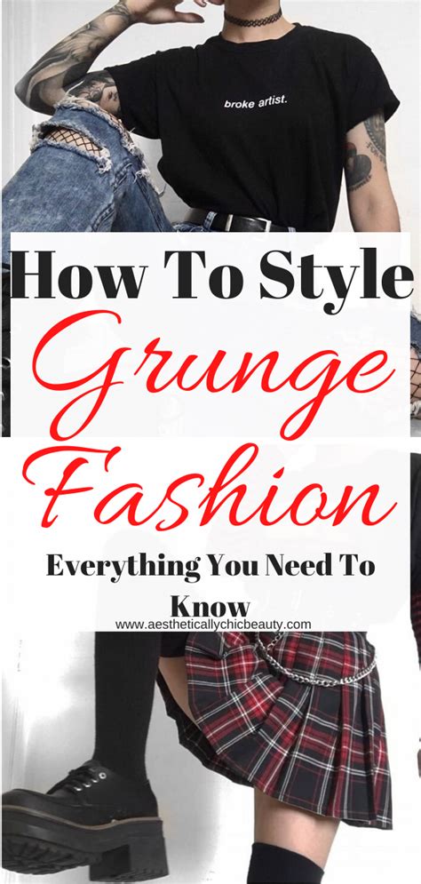 How To Style Grunge Aesthetic Outfits Everything You Need To Know