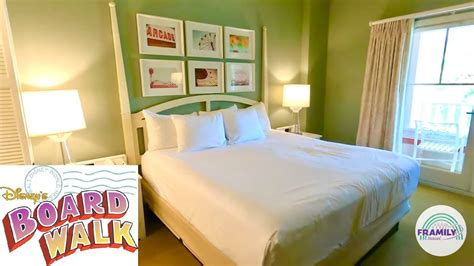 Disneys Boardwalk Villas One Bedroom Standard View Room Tour Youtube