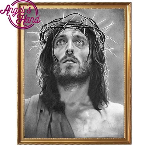 Buy Full Square Diamond Embroidery Jesus 5d Diy