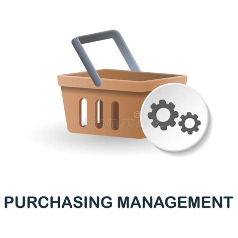 Purchasing Management Icon 3d Illustration From Company Management