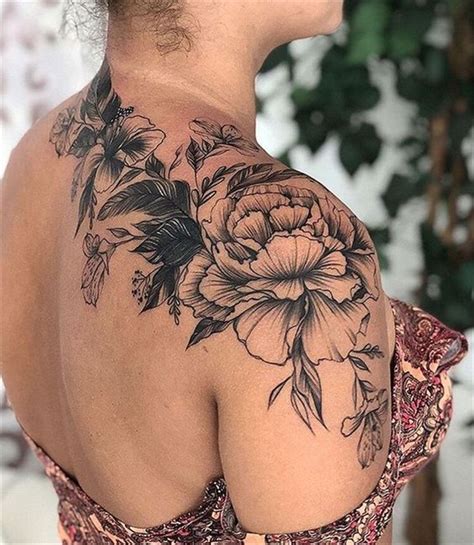 50 gorgeous and exclusive shoulder floral tattoo designs you dream to have women fashion