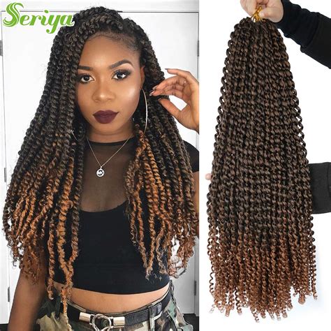 Buy 6 Packs Passion Twist Hair 24 Inch Crochet Braids For Black Women