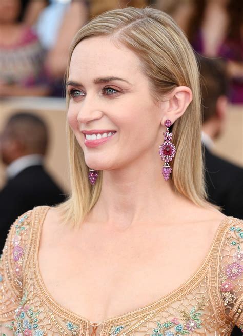 Her accolades include a golden globe award and a screen actors guild award, in addition to nominations for two british academy film awards. Emily Blunt | InStyle