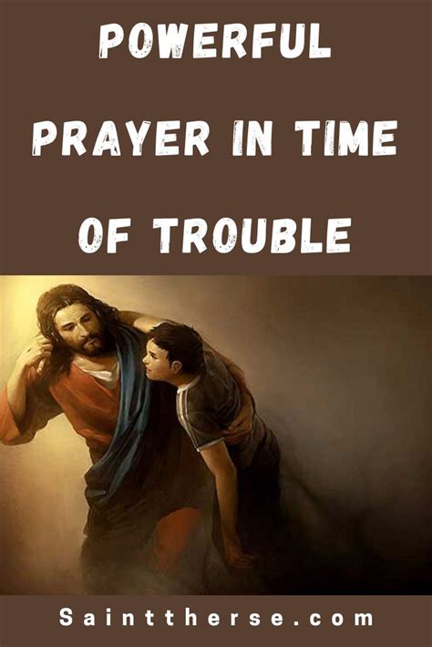 Powerful Prayer In Time Of Trouble In 2020 Troubled Times Prayers