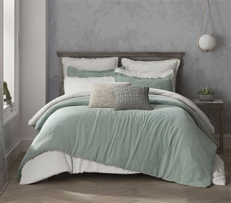 Reese Duvet Cover And Shams Set Sage Green Bedroom Grey Green Bedrooms
