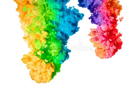 479 Rainbow Acrylic Ink Water Color Explosion Stock Photos Free