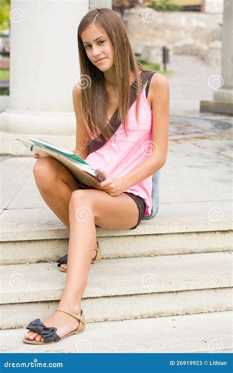 Beautiful Teen Student Girl Stock Photos Image 26919923