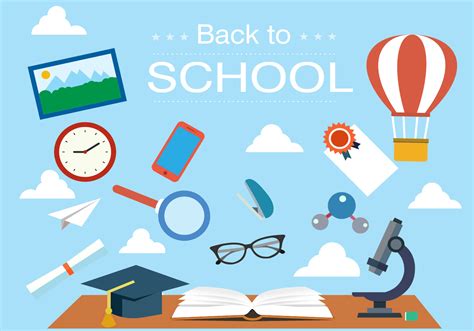 Free Back To School Vector Illustration 117490 Vector Art At Vecteezy