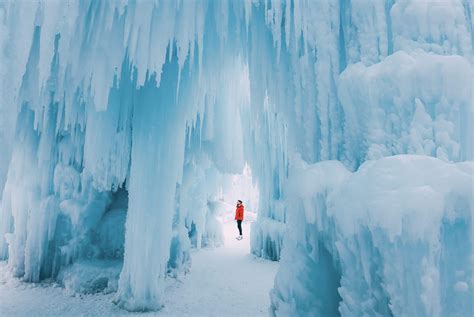 How To See The Most Beautiful Ice Castle In Alberta Canada Hand