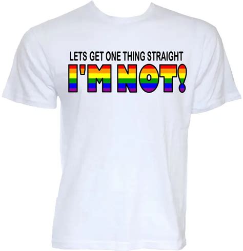 Mens Funny Cool Novelty Joke Gay Pride Flag Slogan Lgbt T Shirts Rude