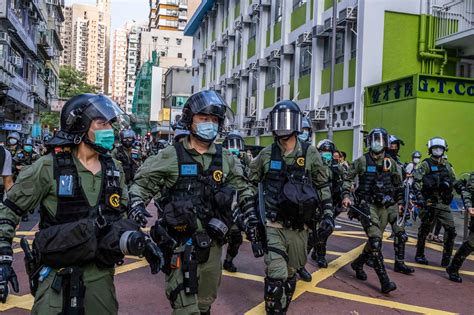 Hong Kong Police Block Protests Over Delayed Election The New York Times