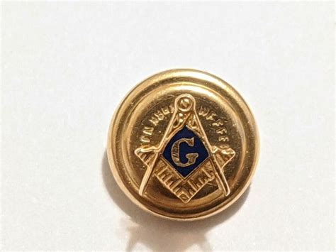 Vintage 14k Yellow Gold Masonic Lapel Pin Masonic Lapel Pins Lapel