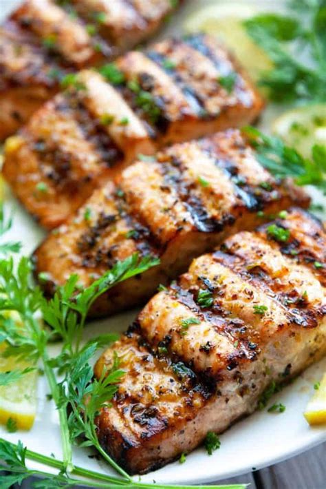 Lemon Pepper Salmon Easy Grilled Salmon Recipe Foodtasia