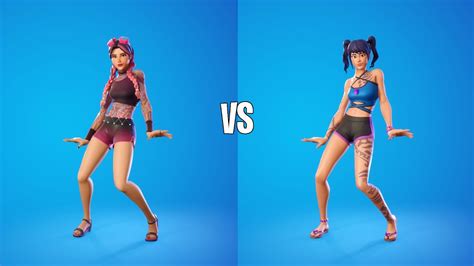 Beach Jules Vs Scuba Crystal Showcase With Emotes And Dances Fight 100 Sync Fortnite Youtube