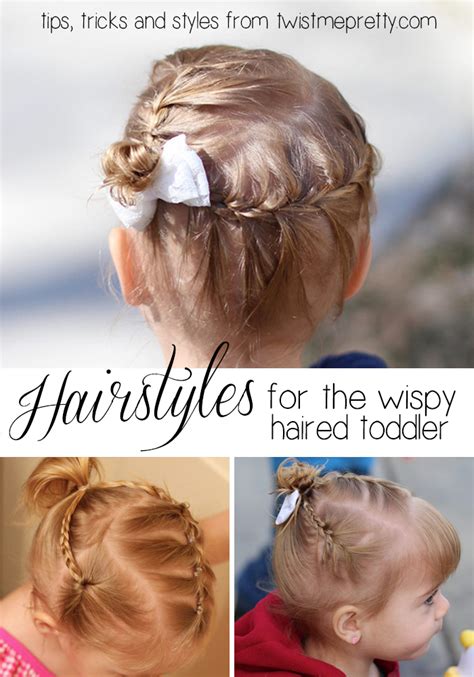 Unique cute hairstyles for babies with little hair hairstyles for. Styles for the wispy haired toddler - Twist Me Pretty