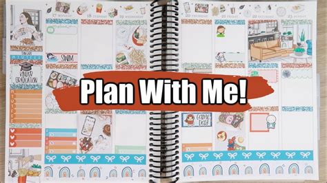 Plan With Me Foodie Beayoutiful Planning Printable Youtube