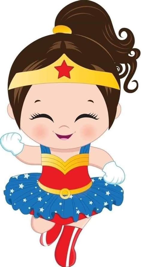 Pin De Юлия Em Imagens Variadas Super Herói Desenhos Animados De Menina Clipart Bebê