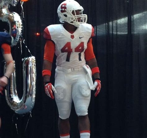 First Look Syracuse Orange Unveil New Nike Football Uniforms For 2014