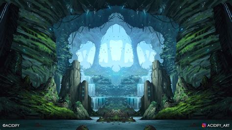 Elven City Fantasy Concept Process Timelapse By Acidifyart On Deviantart
