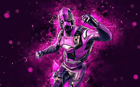 Dark Vertex Purple Neon Lights 2020 Games Fortnite Battle Royale