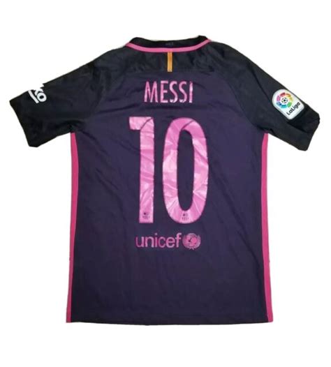 2016 Purple Nike Fc Barcelona 10 Lionel Messi Soccer Jersey Youth