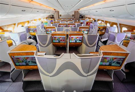 Emirates Inaugural Worlds Shortest A380 Flight Review Business