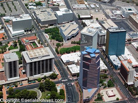 Aerial Photograph Of Downtown Tucson Arizona Aerial Archives