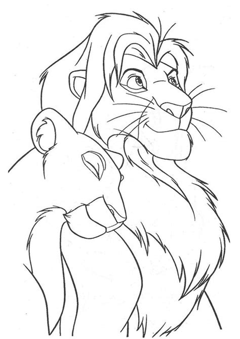 Free And Easy To Print Lion King Coloring Pages Tulamama