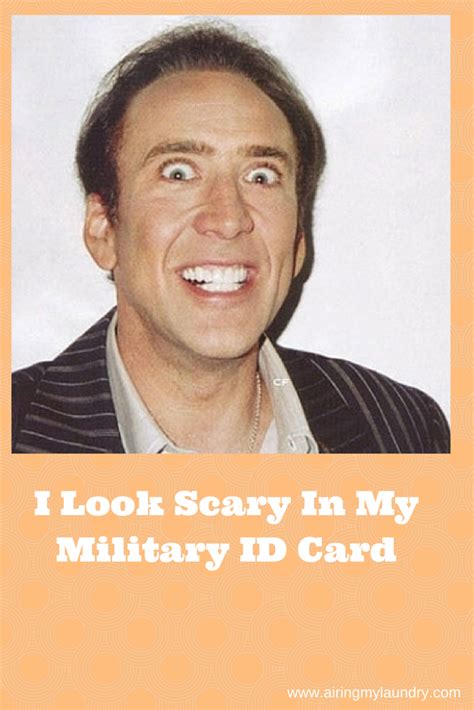 We did not find results for: Airing My Laundry, One Post At A Time...: I Look Scary In My Military ID Card