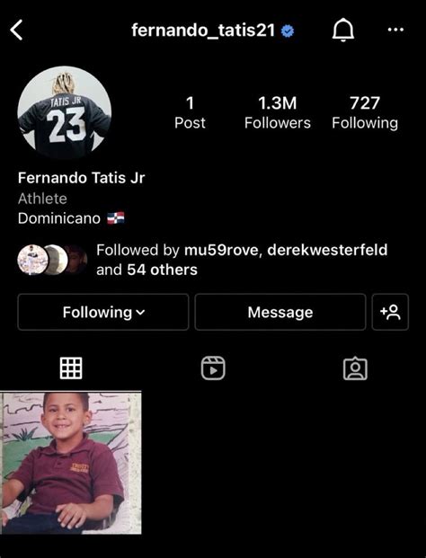 Fernando Tatis Jr Has Wiped His Instagram Baseball