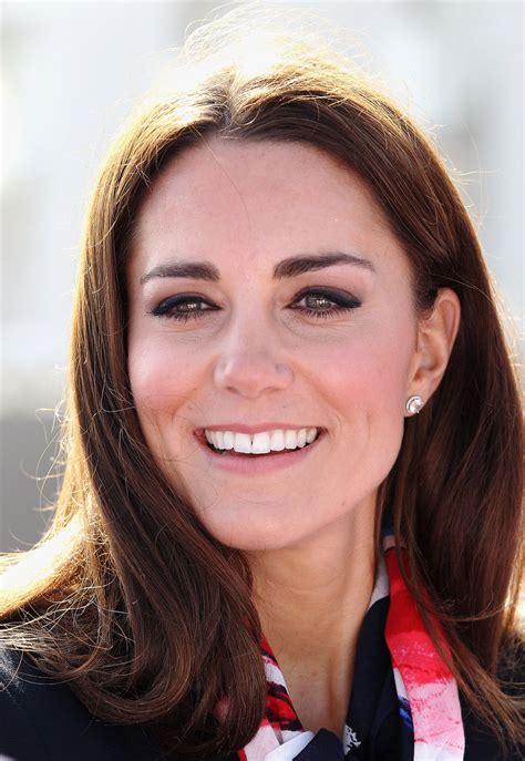 Kate middleton wore a beautiful necklace featuring a sweet tribute to george charlotte and louis. KATE MIDDLETON Plays Hockey at the Olympic Park in London ...