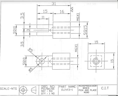 Industrial Pick And Place Robo Mechanical Components Drawings