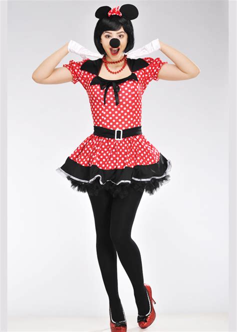Adult Ladies Minnie Mouse Style Costume