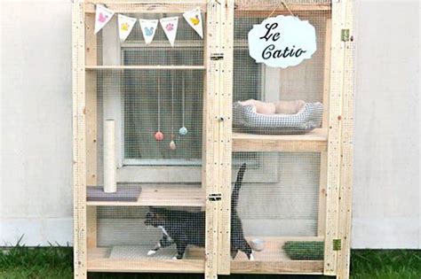 This hack shows you how to make a patio for your cat using nothing but