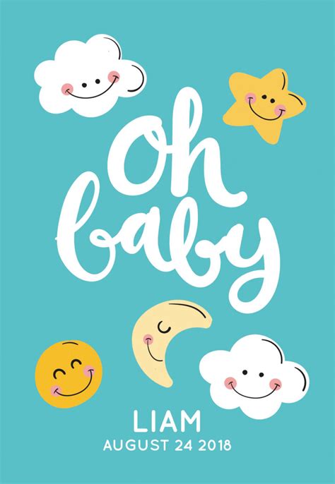 Printable 24 Free Editable Baby Shower Invitation Card