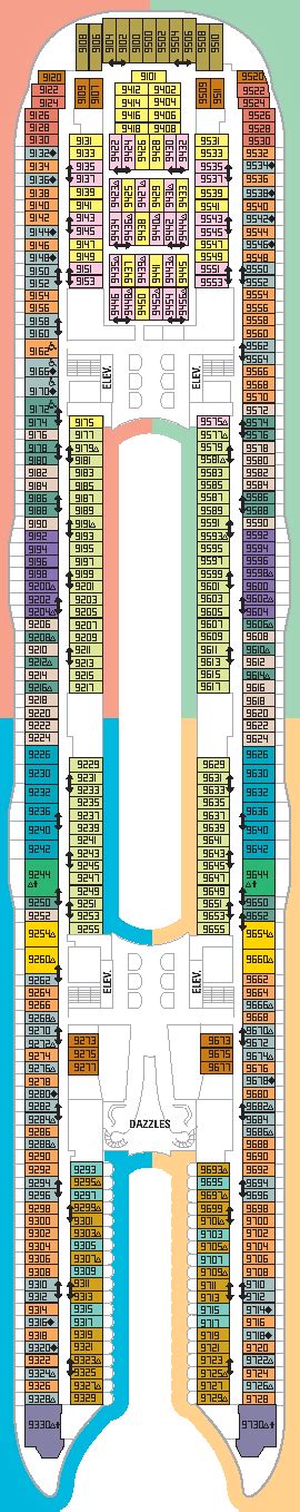It is one of the largest of the fleet and the cruise experience does not disappoint. Allure Of The Seas Deck 9 - Royal Caribbean Ship | 2020 ...