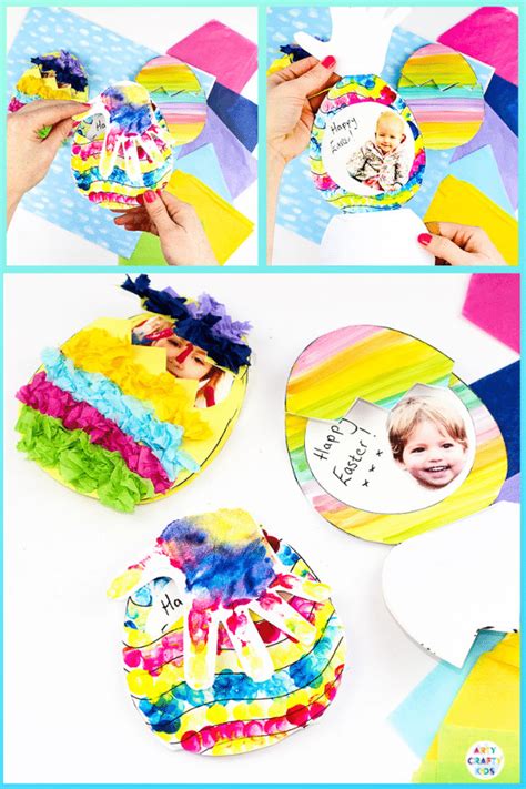 For example, for older children, one might clue an egg hidden in a grandfather clock by saying, i'm a grandfather who might get 'ticked' at you. How to Make a Photo Surprise Easter Egg Card | Arty Crafty Kids