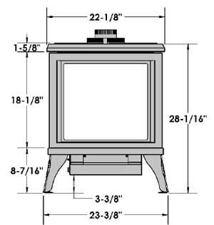 Kingsman Fdv S Freestanding Direct Vent Gas Stove Fireplacepro