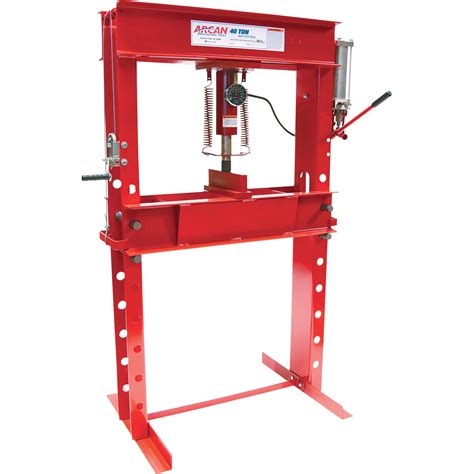 Arcan 40 Ton Pneumatic Shop Press With Gauge And Winch — Model Cp400w