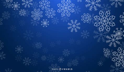 Blue Snowy Background Vector Download