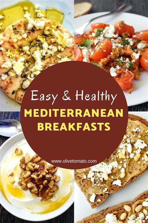 5 Mediterranean Breakfasts Recipes To Try Today Easy Mediterranean