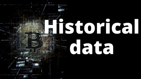 Timestamps without any trades or activity have their data fields filled with nans. Bitcoin Algorithmic trading Course + 99 EAs: Historical Data - YouTube