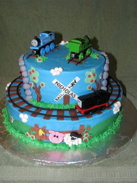 Making a cake can be hard. Thomas & Friends Birthday Cake - CakeCentral.com